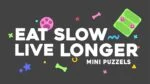 Puzzle pentru câini cu crochete și recompense, 13 x 19 cm – Eat Slow Live Longer Mini Puzzle Lush Jungle - imagine 4