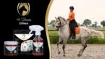 Lac cu sclipici pentru copite, portocaliu, 150 ml – Excellent Horse Hi Gloss Glitter Hoof Polish - imagine 5