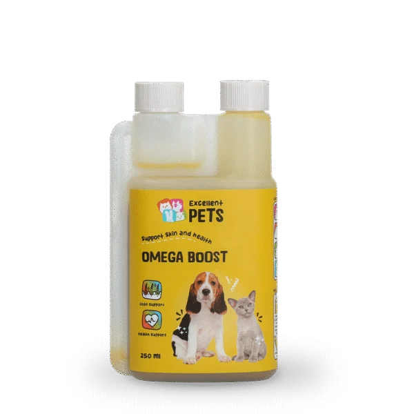 Ulei Omega pentru câini cu uleiuri vegetale, 250 ml – Excellent Pets Omega Boost