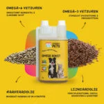 Ulei Omega pentru câini cu uleiuri vegetale, 1 l – Excellent Pets Omega Boost - imagine 5