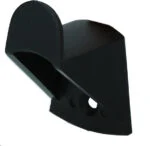 Cârlig din plastic pentru căpestre, negru, 3,5 x 3 cm – Vplast