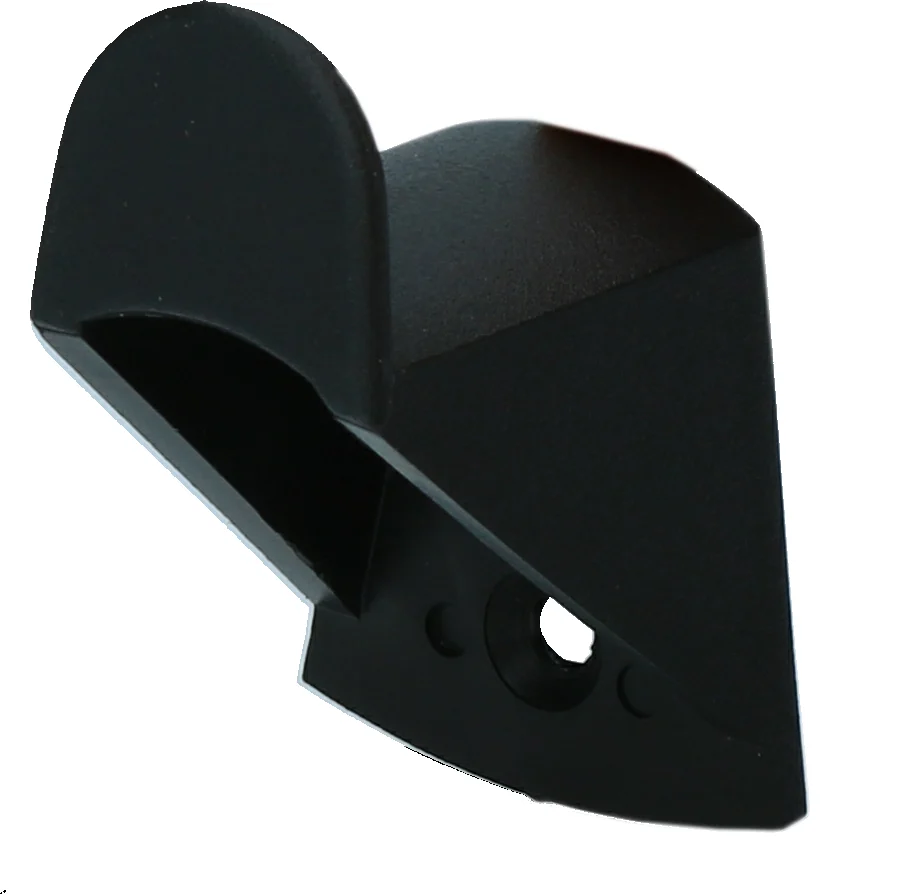 Cârlig din plastic pentru căpestre, negru, 3,5 x 3 cm – Vplast - imagine 1