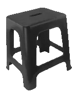 Ajutor pentru urcare și șezut, cu 1 treaptă, negru, înălțime de 41 cm – Vplast - imagine 2