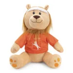 Jucărie de pluș pentru câini, leu, portocaliu, 34 cm – Holland Leu portocaliu L