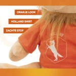 Jucărie de pluș pentru câini, leu, portocaliu, 34 cm – Holland Leu portocaliu L - imagine 4