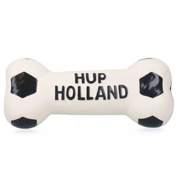 Jucărie pentru câini în formă de os, din latex, portocalie – Holland WK Bot