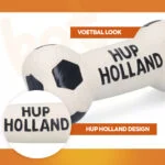Jucărie pentru câini în formă de os, din latex, portocalie – Holland WK Bot - imagine 5