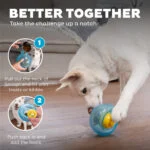 Minge pentru hrană din TPE, galbenă, 6 x 6 cm – Outward Hound (Kyjen) Orbee-Tuff Nooks - imagine 6