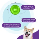 Jucărie pentru recompense pentru câini, din TPE – Outward Hound Orbee-Tuff Snoop - imagine 5