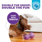 Jucărie pentru recompense pentru câini, din TPE – Outward Hound Double Snoop - imagine 2