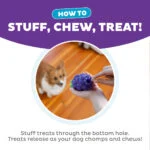 Jucărie de ros cu frânghie și aromă de fructe – Outward Hound (Kyjen) Dental Grapes - imagine 6