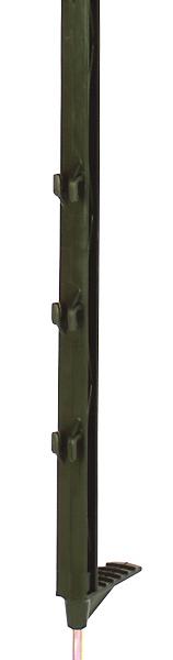 Stâlp din plastic cu montare prin apăsare, 75 cm, verde – ZoneGuard