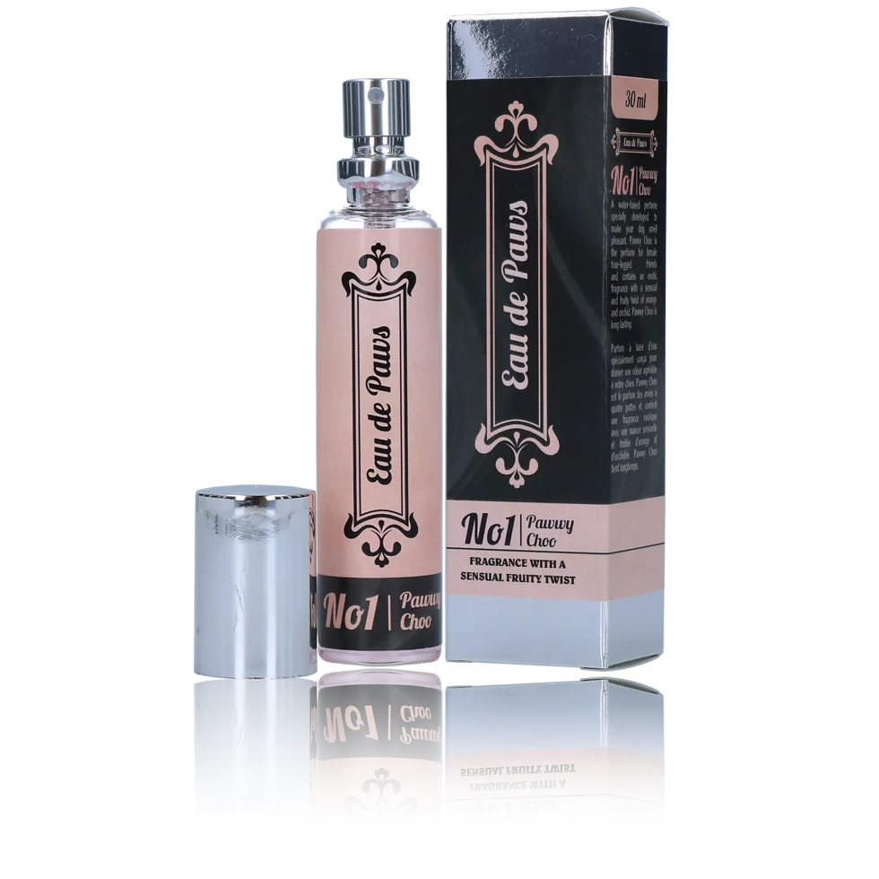 Parfum pentru câini femele, cu portocală și orhidee, 30 ml – Eau de Paws No1 Pawwy Choo - imagine 1