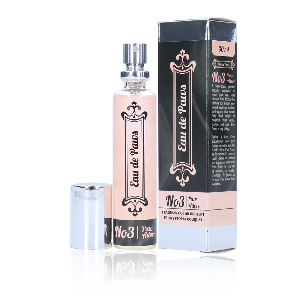 Parfum pentru câini cu magnolie și trandafir, 30 ml – Eau de Paws No3 Paw Adore - imagine 1