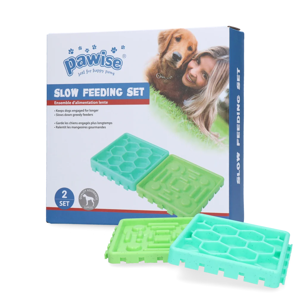 Set de boluri antiînfulecare cu ventuze – Pawise Slow Feeding Set - imagine 1