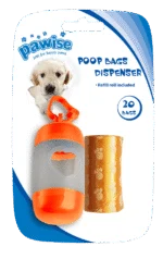 Suport pentru pungi de fecale cu 2 role a câte 20 de pungi, pentru lesă sau pantaloni – Pawise Poop Bag Dispenser - imagine 3