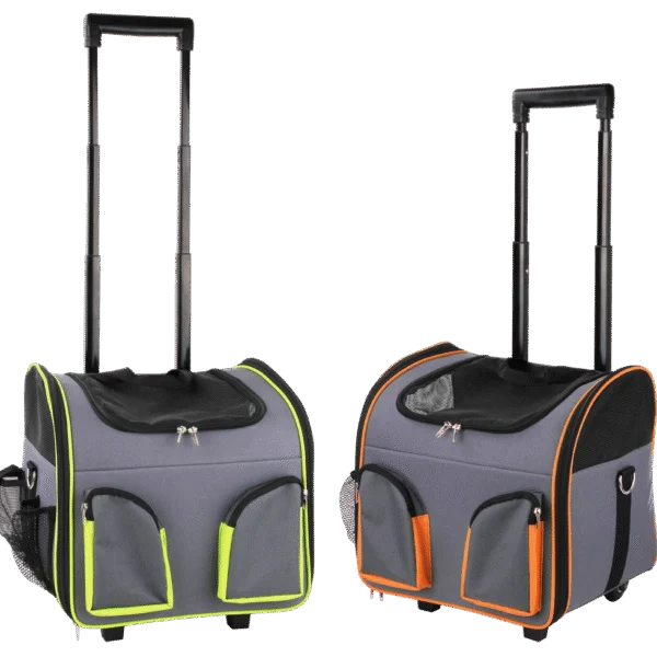 Cărucior de transport pentru câini mici, până la 7 kg, 37 x 27 x 33 cm – Pawise Pet Trolley Bag