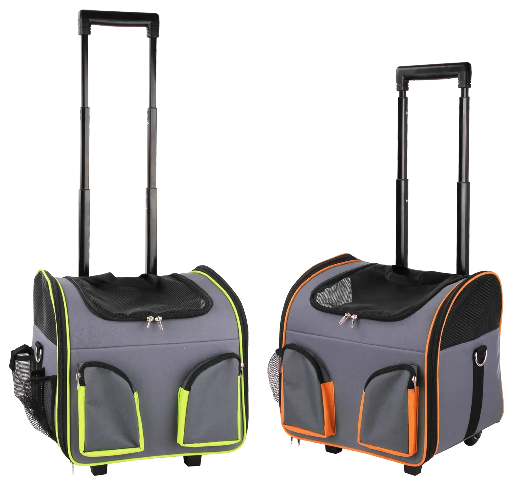 Cărucior de transport pentru câini mici, până la 7 kg, 37 x 27 x 33 cm – Pawise Pet Trolley Bag - imagine 1