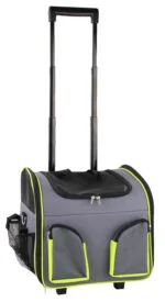 Cărucior de transport pentru câini mici, până la 7 kg, 37 x 27 x 33 cm – Pawise Pet Trolley Bag - imagine 3