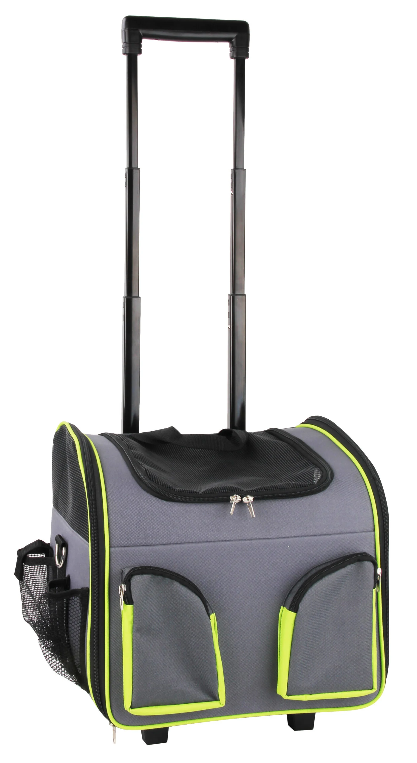 Cărucior de transport pentru câini mici, până la 7 kg, 37 x 27 x 33 cm – Pawise Pet Trolley Bag - imagine 3
