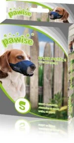 Botniță pentru câini din nailon, reglabilă, mărimea M – Pawise Adjustable Nylon Muzzle M