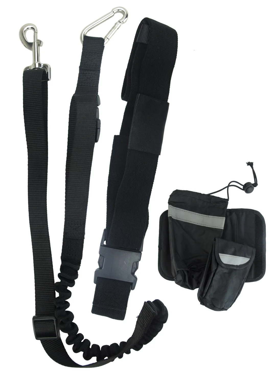 Lesă pentru câini fără mâini, pentru alergare, cu capăt elastic – Pawise Hands Free Doggy Jogger Kit - imagine 2