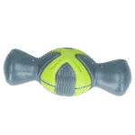 Jucărie care chițăie pentru câini, în formă de os cu striații, 19 cm – Pawise Play Time Squeaky Bone - imagine 2