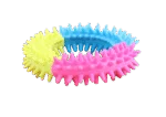 Inel de joacă pentru câini în culorile curcubeului – Pawise Rainbow World Ring M