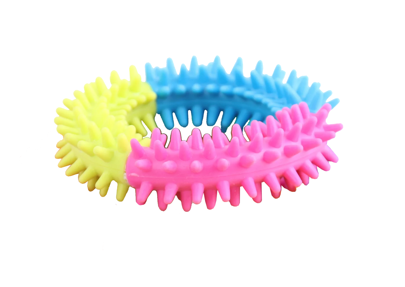 PAWI14662.png Inel de joacă pentru câini în culorile curcubeului – Pawise Rainbow World Ring M - imagine 1
