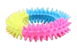 Inel de joacă pentru câini, în culorile curcubeului – Pawise Rainbow World Ring L