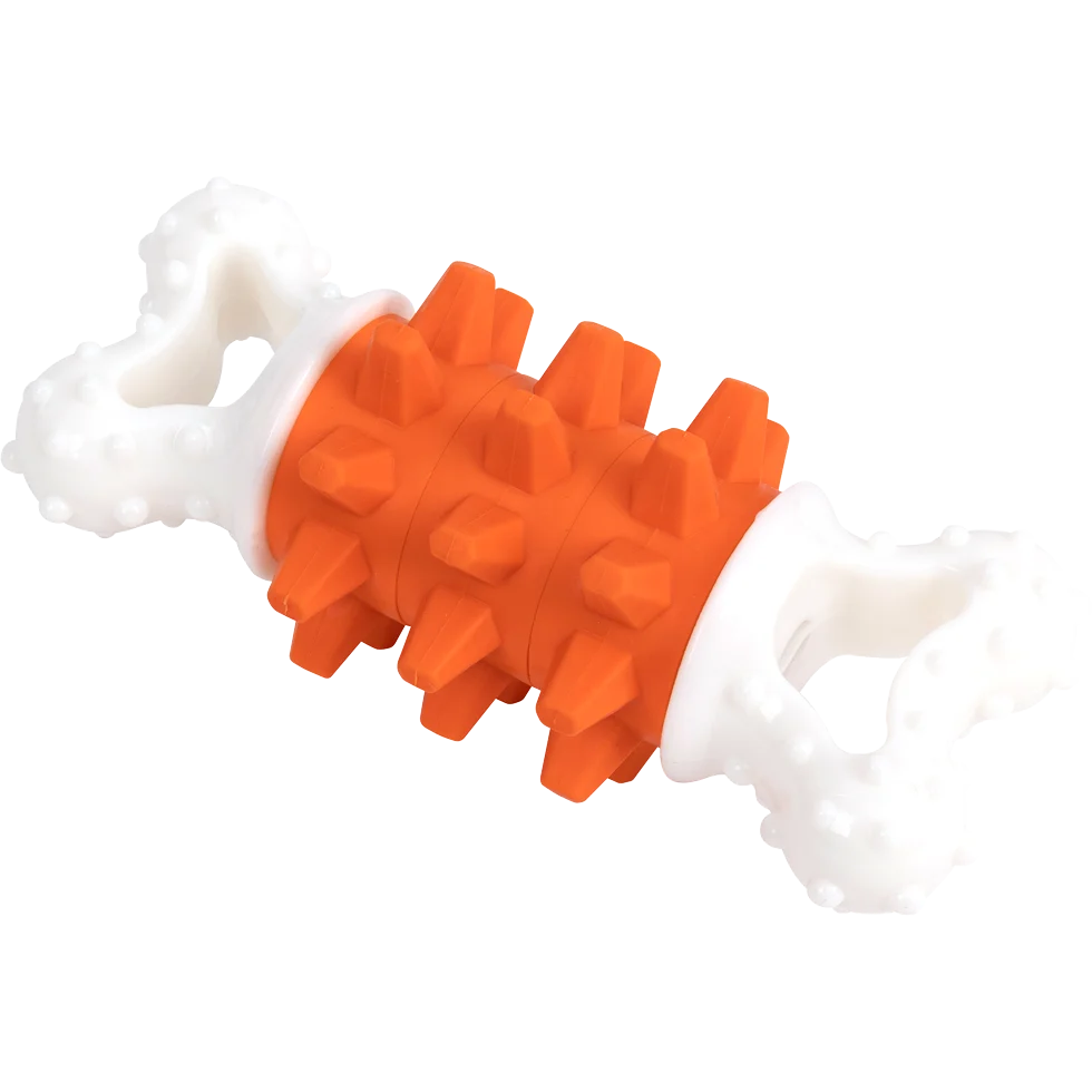 Os de jucărie pentru câini, cu sunet, culori asortate – Pawise Giggle Toy Bone - imagine 1