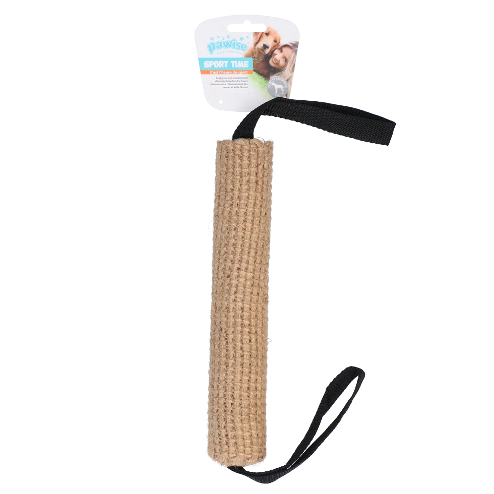 Rolă de aport din iută cu bucle 25 cm – Pawise Jute Biting Roll - imagine 1