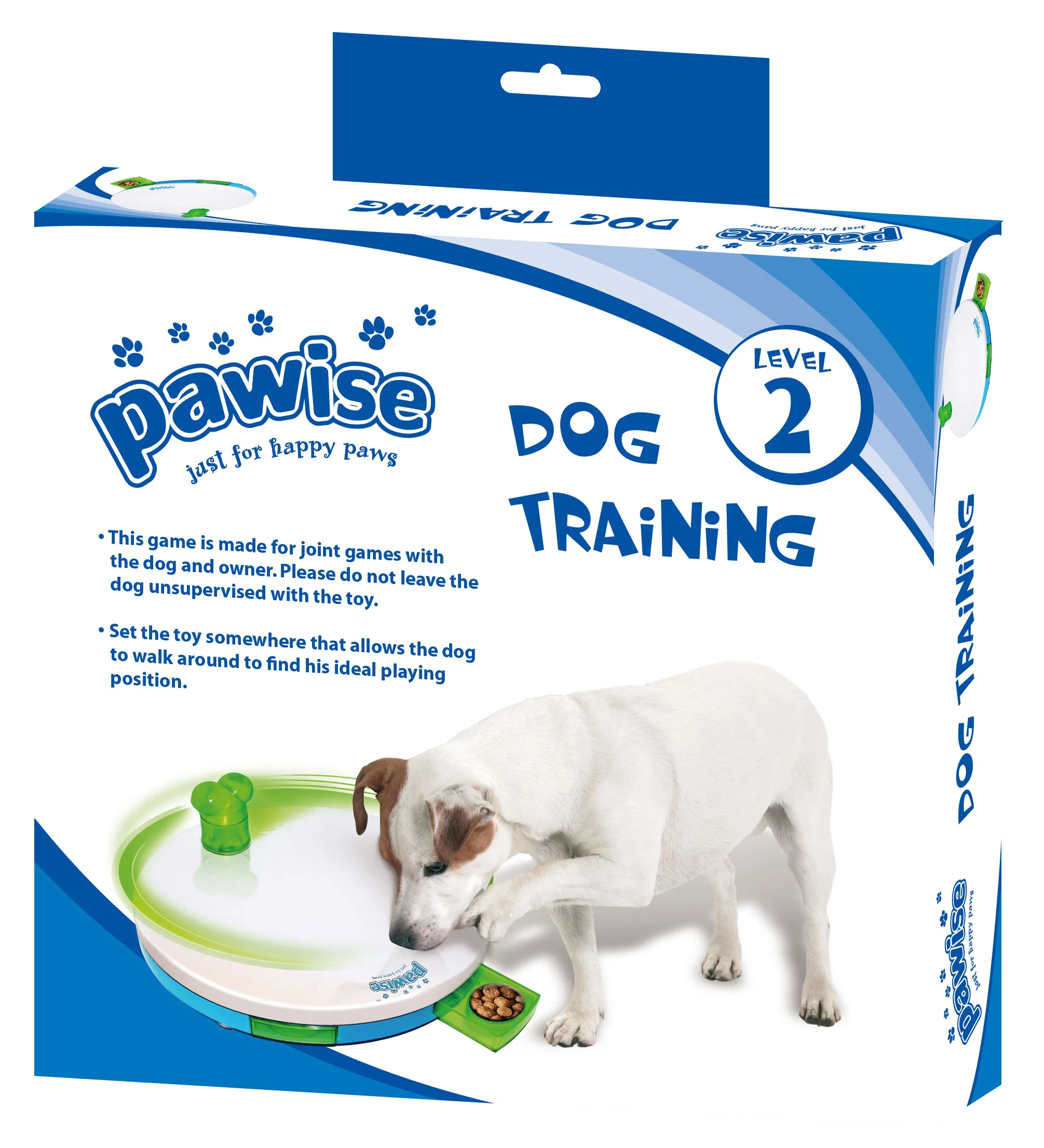 Puzzle pentru câini cu sertare, 27,5 x 4 cm – Pawise Level 2 Spinning Feeder - imagine 1