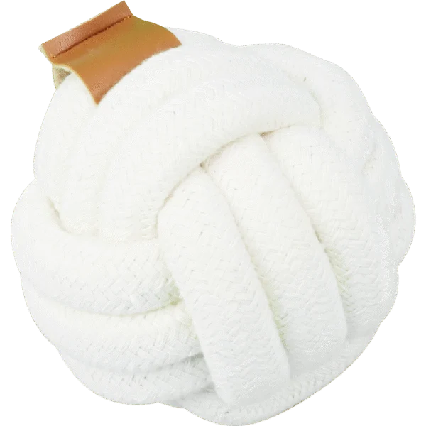 Minge pentru câini din frânghie de bumbac, Ø 9 cm – Pawise Premium cotton toy Ball