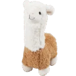 Jucărie de pluș pentru câini, alpaca cu chițăitoare, asortată – Pawise Alpaca Doll