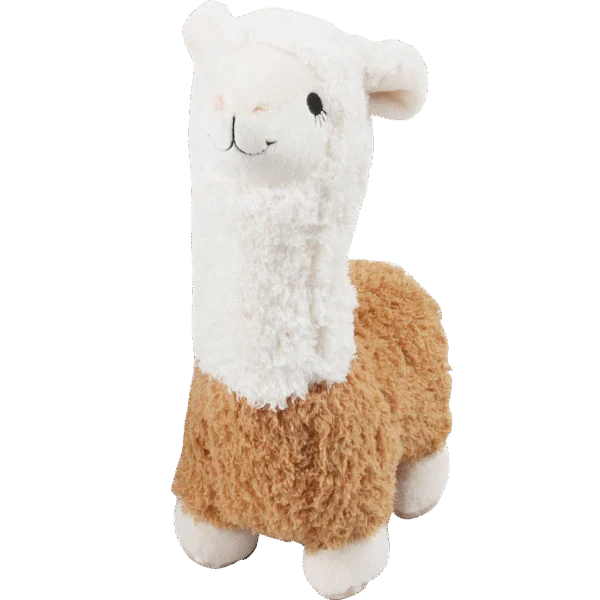 Jucărie de pluș pentru câini, alpaca cu chițăitoare, asortată – Pawise Alpaca Doll