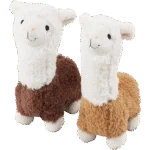 Jucărie de pluș pentru câini, alpaca cu chițăitoare, asortată – Pawise Alpaca Doll - imagine 2