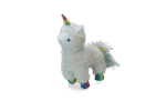 Jucărie de pluș pentru câini, lamă cu coroniță și chițăitor – Pawise Sequine Pet Lama - imagine 2