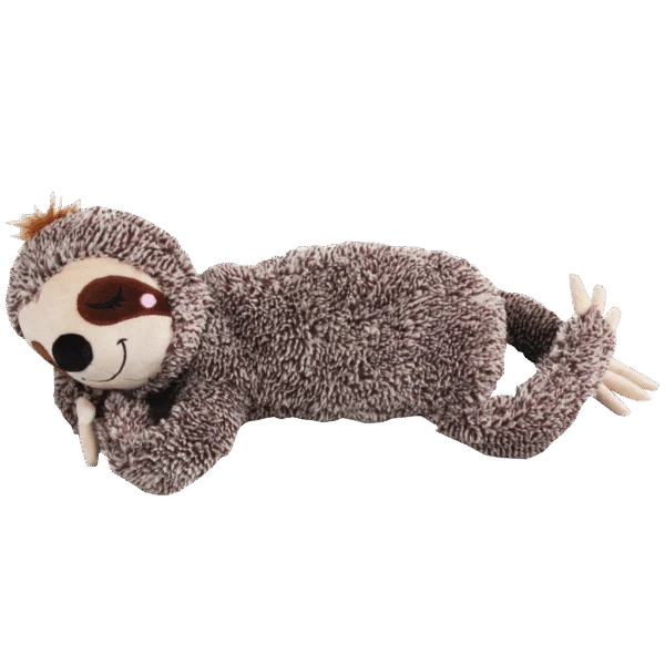 Jucărie de pluș pentru câini, leneș cu 5 chițăitoare, mare – Pawise Oh My Sloth!