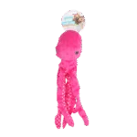 Jucărie de pluș pentru câini, caracatiță cu piuitoare, culori asortate, L – Pawise Multicolor Plush Octopus (3 colour assorted) L - imagine 2