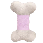 Jucărie de pluș în formă de os pentru căței, cu chițăitoare – Pawise Puppy Life Bone