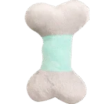 Jucărie de pluș în formă de os pentru căței, cu chițăitoare – Pawise Puppy Life Bone - imagine 3