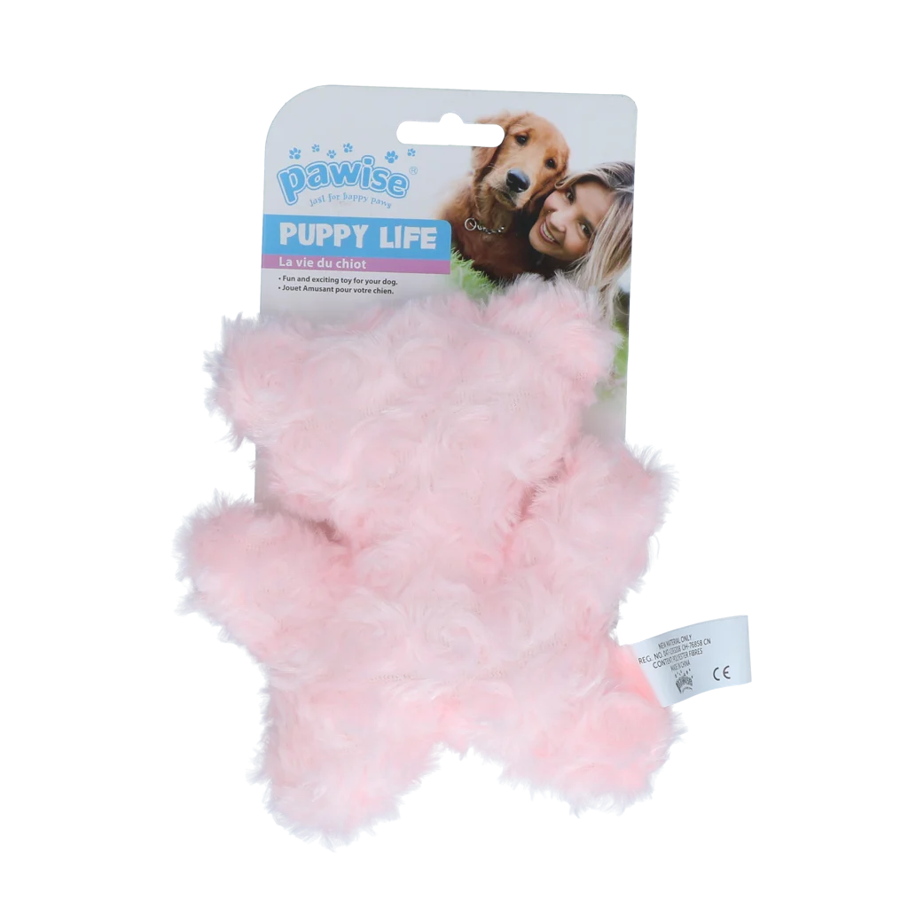 Jucărie de pluș pentru căței, ursuleț cu chițăitoare – Pawise Puppy Life My Bear - imagine 1