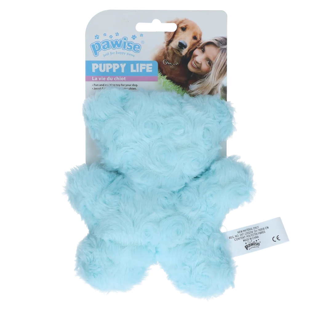 Jucărie de pluș pentru căței, ursuleț cu chițăitoare – Pawise Puppy Life My Bear - imagine 2