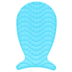 Covoraș de lins pentru pisici, în formă de pește, cu 2 ventuze, 23 x 13 cm – Pawise Lick It - imagine 2