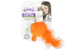 Șoricel de joacă cu catnip și pene, 14 cm – Pawise Cat Toy Wool Mouse - imagine 2