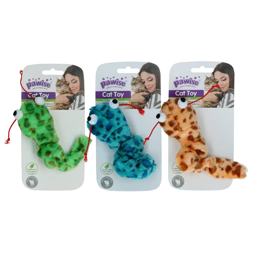Jucărie interactivă pentru pisici cu coadă extensibilă cu vibrații și catnip, 16 cm – Pawise Interactive Cat Toy - imagine 1
