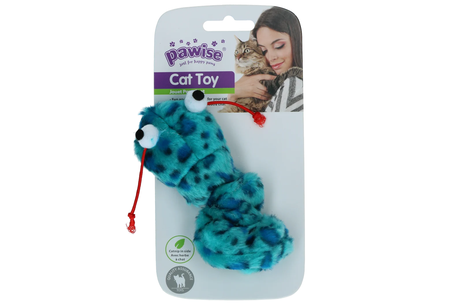 Jucărie interactivă pentru pisici cu coadă extensibilă cu vibrații și catnip, 16 cm – Pawise Interactive Cat Toy - imagine 3