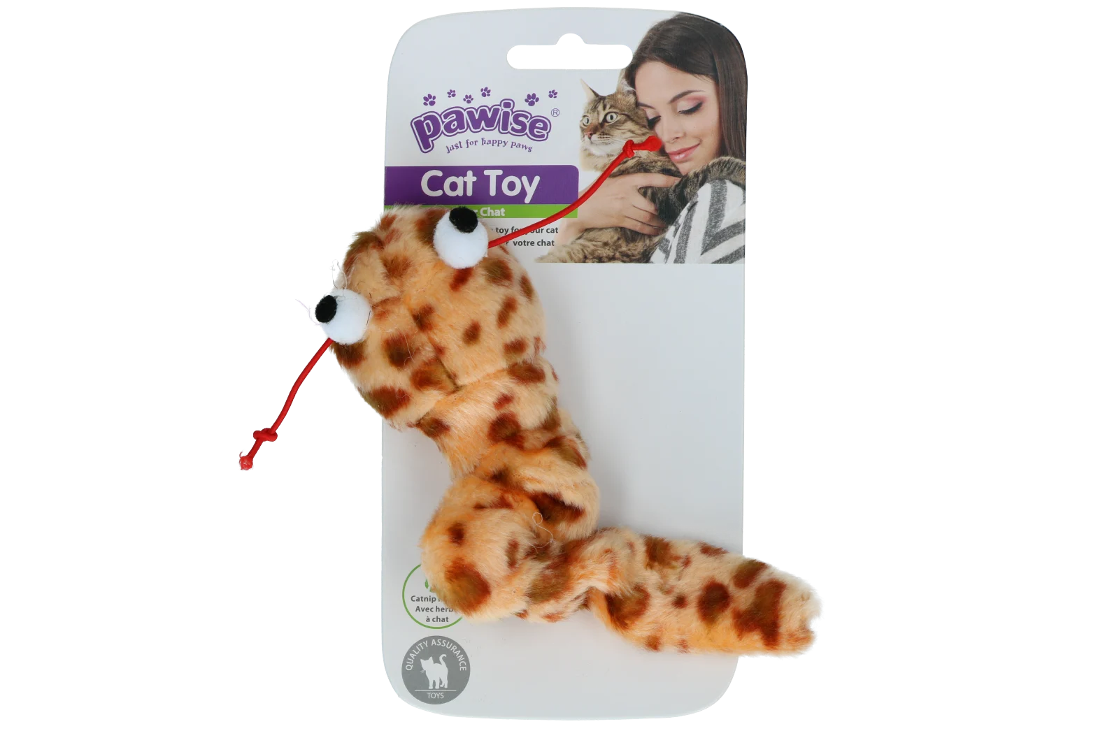 Jucărie interactivă pentru pisici cu coadă extensibilă cu vibrații și catnip, 16 cm – Pawise Interactive Cat Toy - imagine 4
