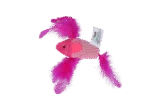 Pește jucărie pentru pisici cu catnip și pene – Pawise 100% Catnip Toy Vis - imagine 4